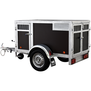 Remorque 3 chiens-marron BW Trailers